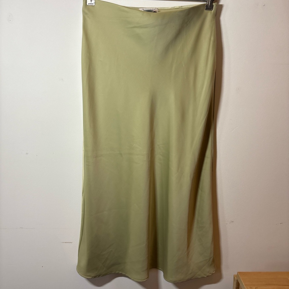Light Green Slip Skirt - Women